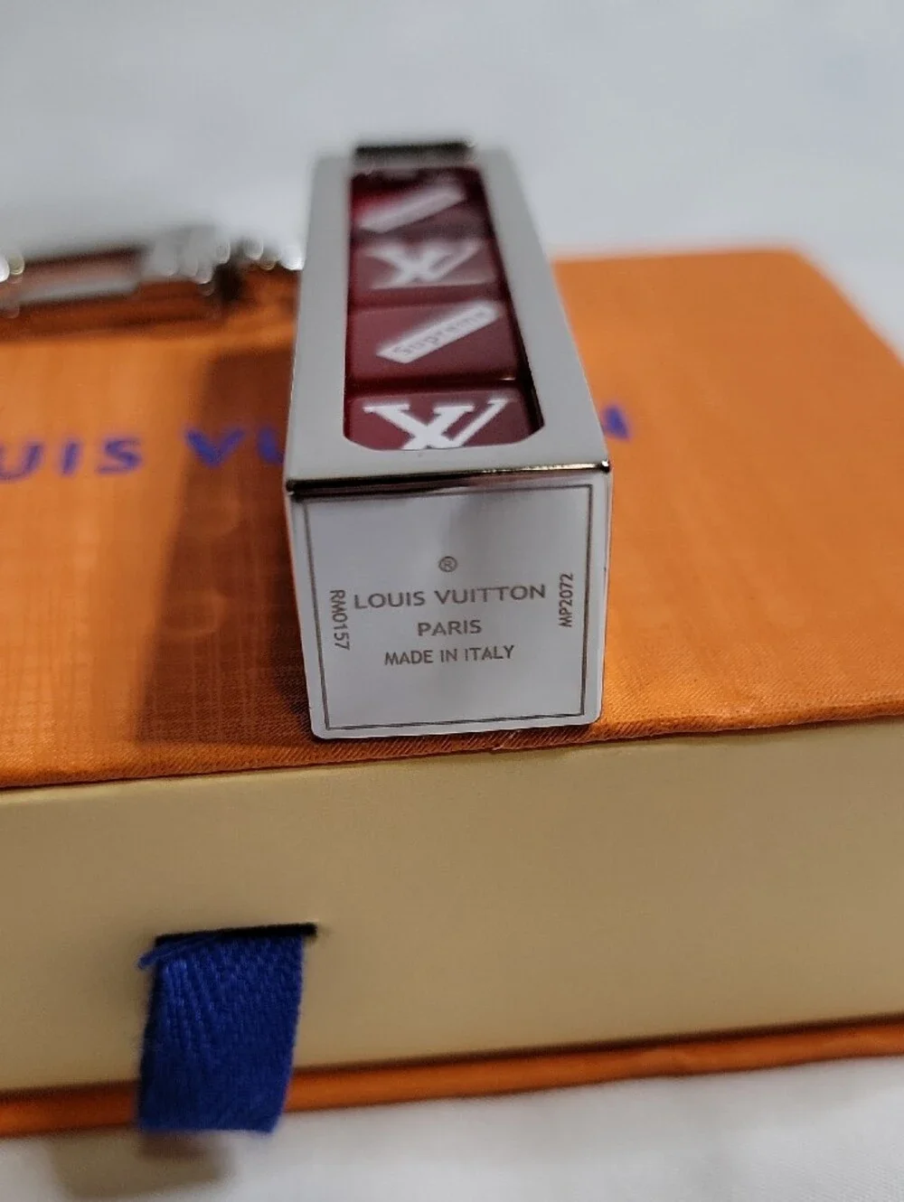 Louis Vuitton x Supreme Dice Key Chain